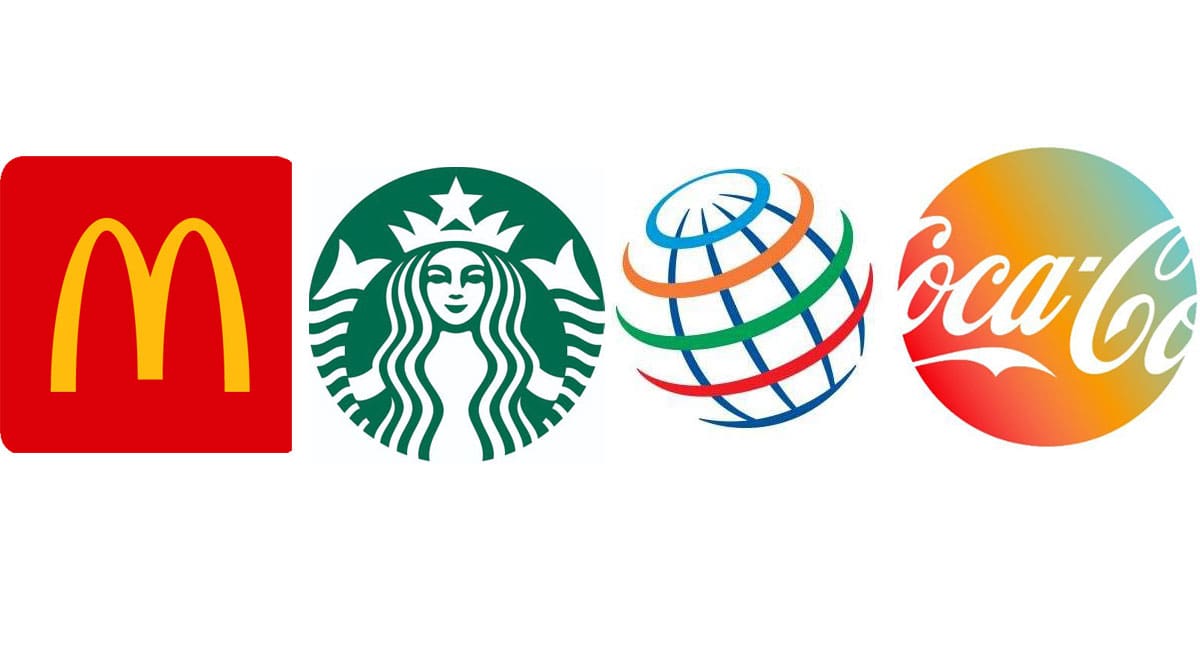Coca-Cola, McDonalds, Starbucks and PepsiCo
